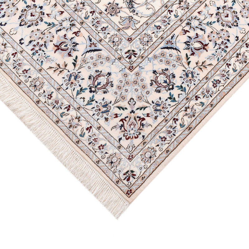 Perzisch tapijt - Nain - Premium vierkant  - 204 x 207 cm - lichtgrijs