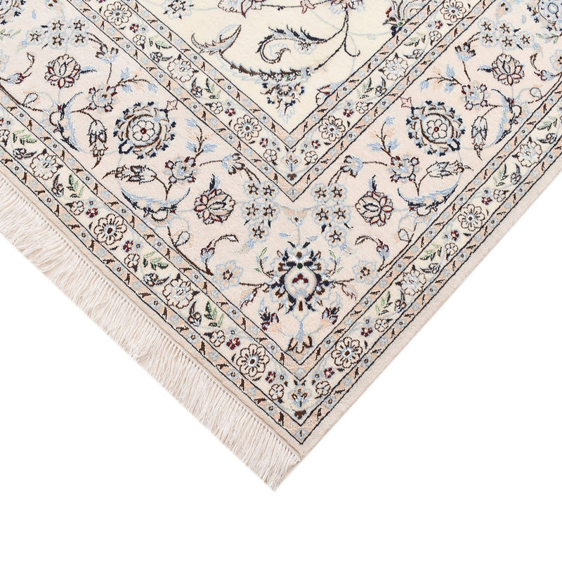 Perzisch tapijt - Nain - Premium vierkant  - 205 x 206 cm - lichtgrijs