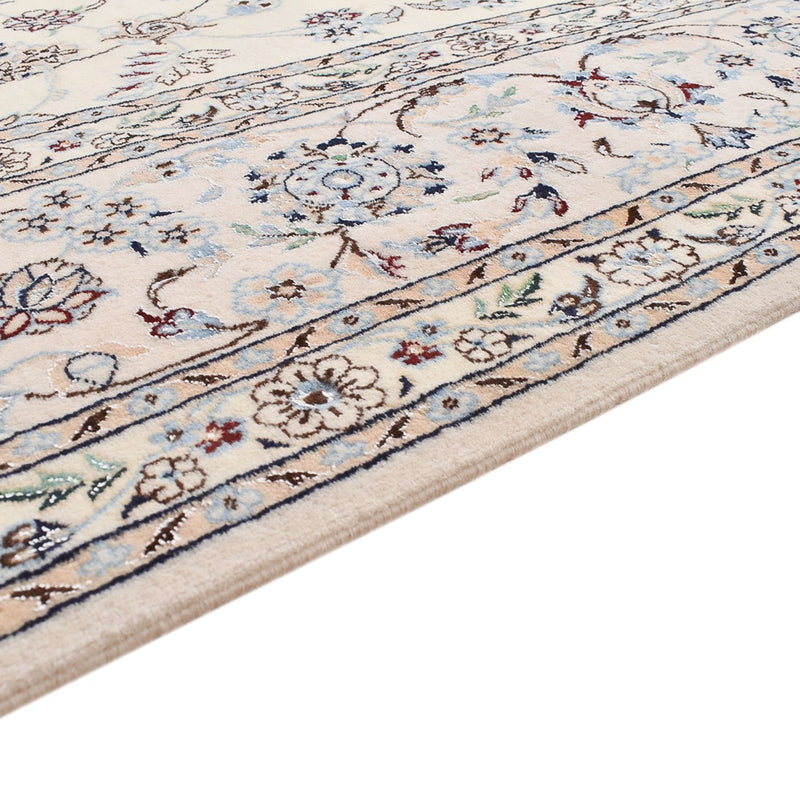 Perzisch tapijt - Nain - Premium vierkant  - 205 x 206 cm - lichtgrijs