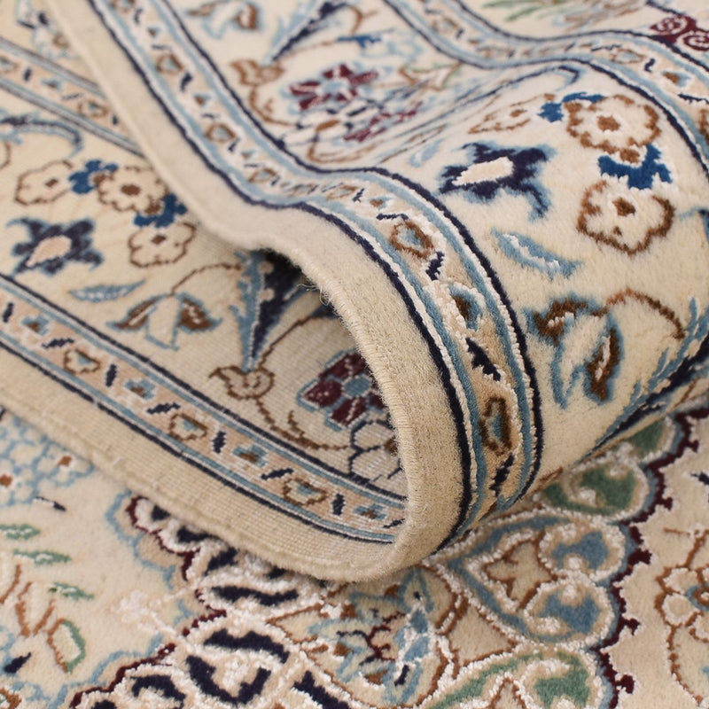 Perzisch tapijt - Nain - Koninklijk - 305 x 205 cm - lichtgrijs