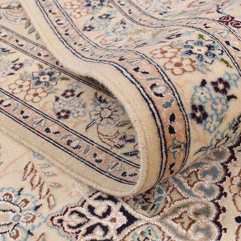 Perzisch tapijt - Nain - Koninklijk - 305 x 205 cm - lichtgrijs