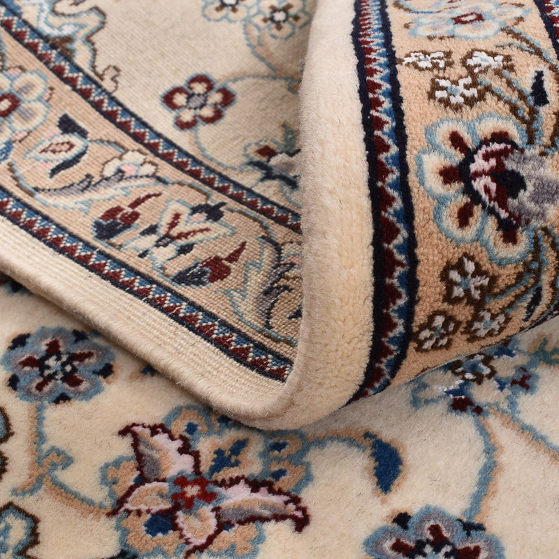 Perzisch tapijt - Nain - Koninklijk - 87 x 66 cm - crème