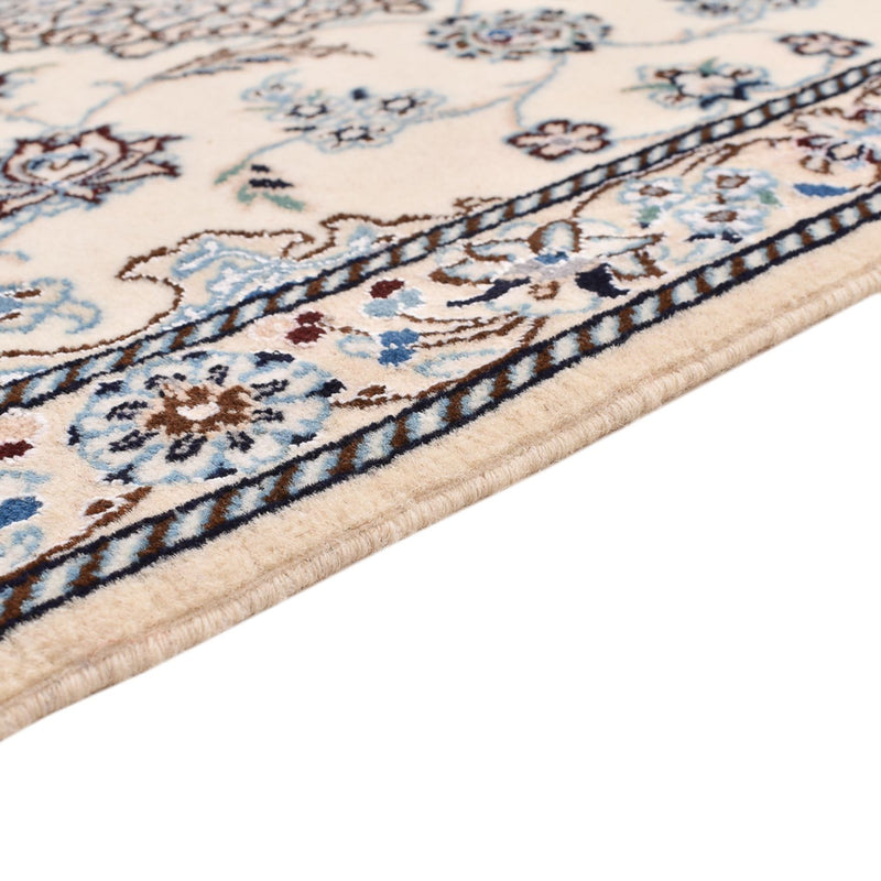 Perzisch tapijt - Nain - Koninklijk - 109 x 69 cm - lichtgrijs