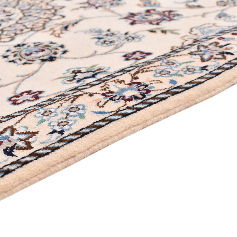 Perzisch tapijt - Nain - Koninklijk - 108 x 71 cm - lichtgrijs