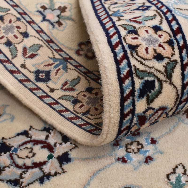 Perzisch tapijt - Nain - Koninklijk - 96 x 64 cm - lichtgrijs