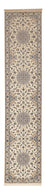 Loper Perzisch tapijt - Nain - Premium - 397 x 87 cm - beige