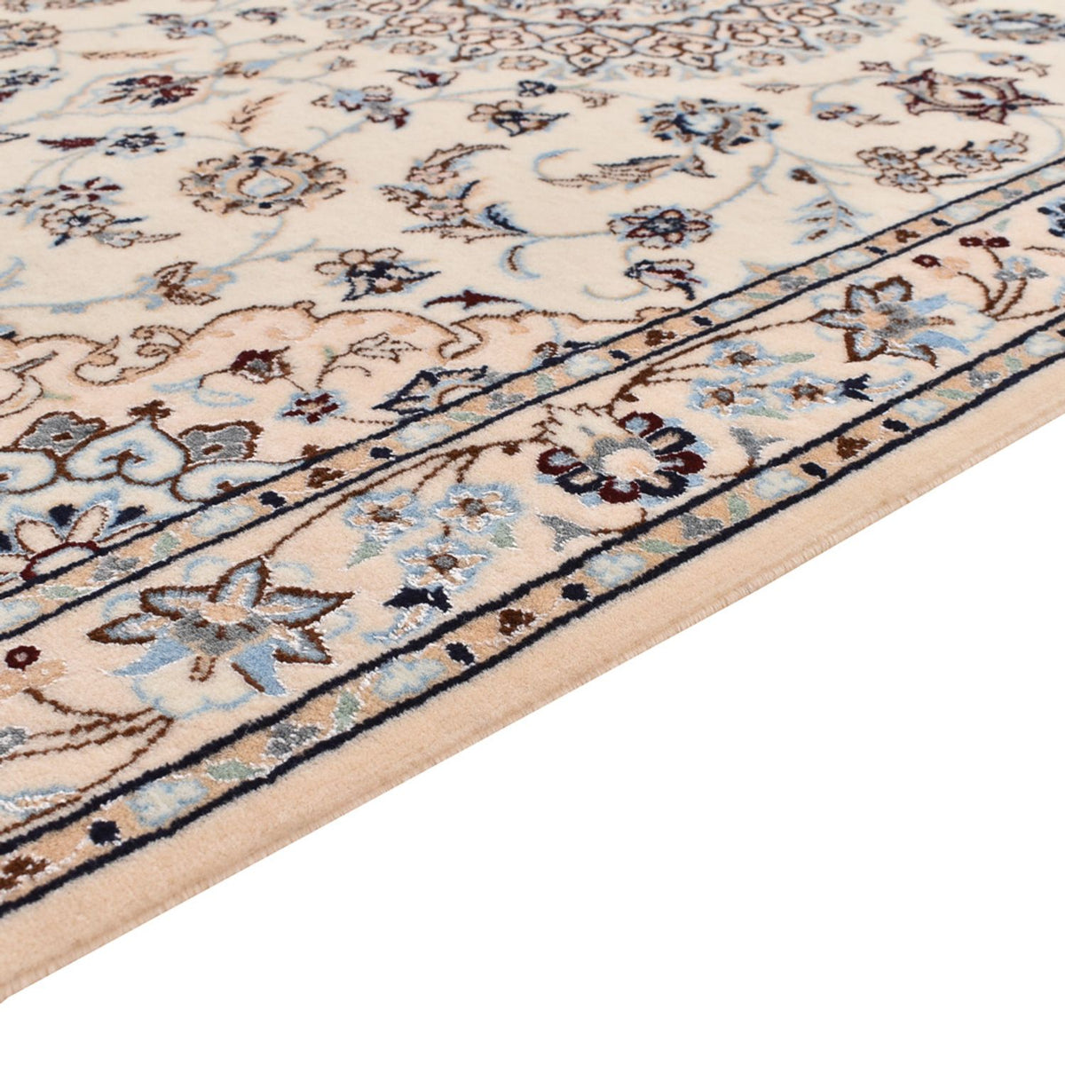 Loper Perzisch tapijt - Nain - Premium - 397 x 87 cm - beige