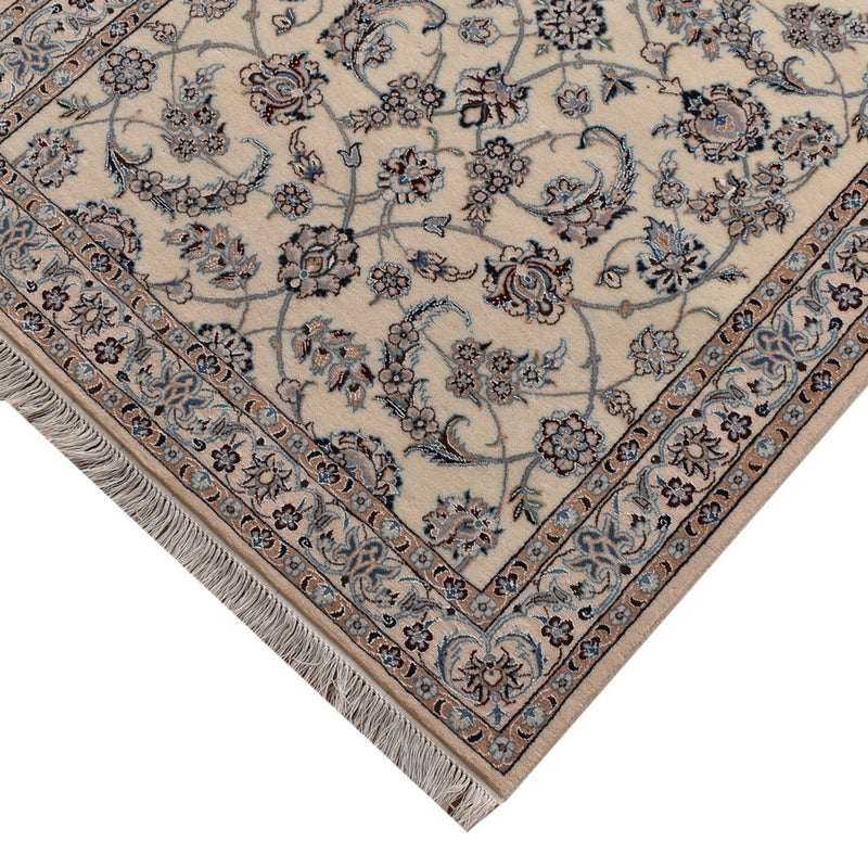 Loper Perzisch tapijt - Nain - Premium - 520 x 100 cm - beige