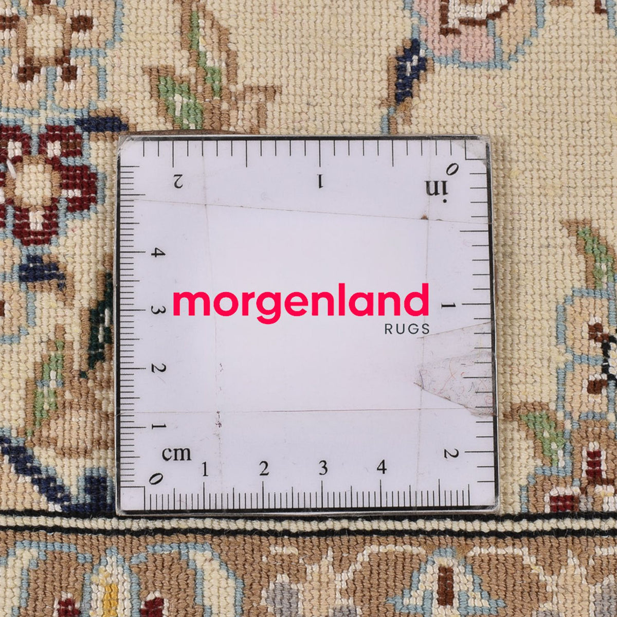 Loper Perzisch tapijt - Nain - Premium - 400 x 100 cm - beige