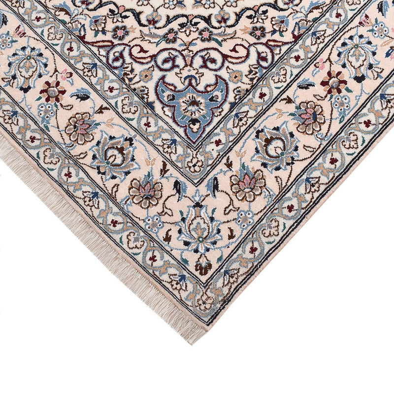 Perzisch tapijt - Nain - Koninklijk - 250 x 155 cm - lichtgrijs