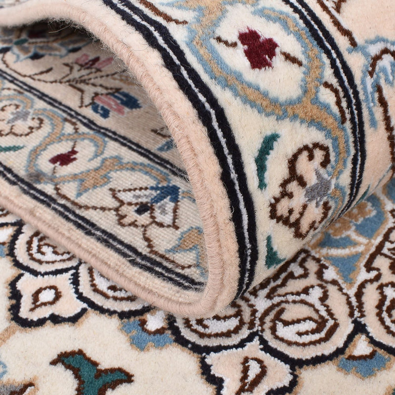 Perzisch tapijt - Nain - Koninklijk - 250 x 155 cm - lichtgrijs