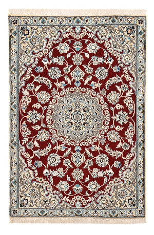 Perzisch tapijt - Nain - Koninklijk - 130 x 88 cm - rood