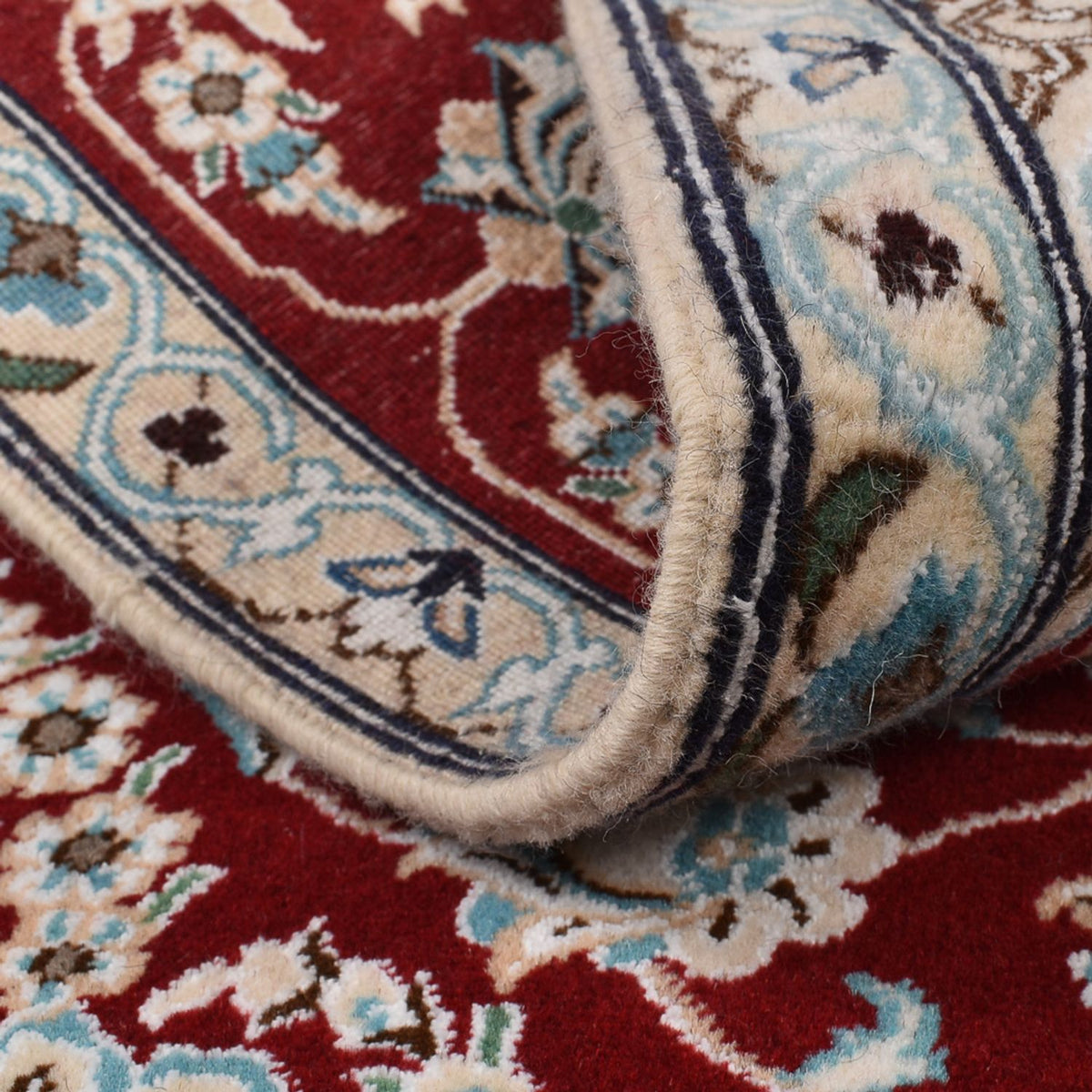 Perzisch tapijt - Nain - Koninklijk - 130 x 88 cm - rood