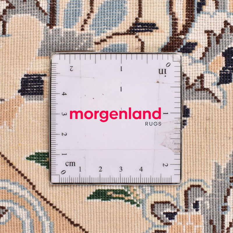 Perzisch tapijt - Nain - Premium rond  - 252 x 252 cm - crème