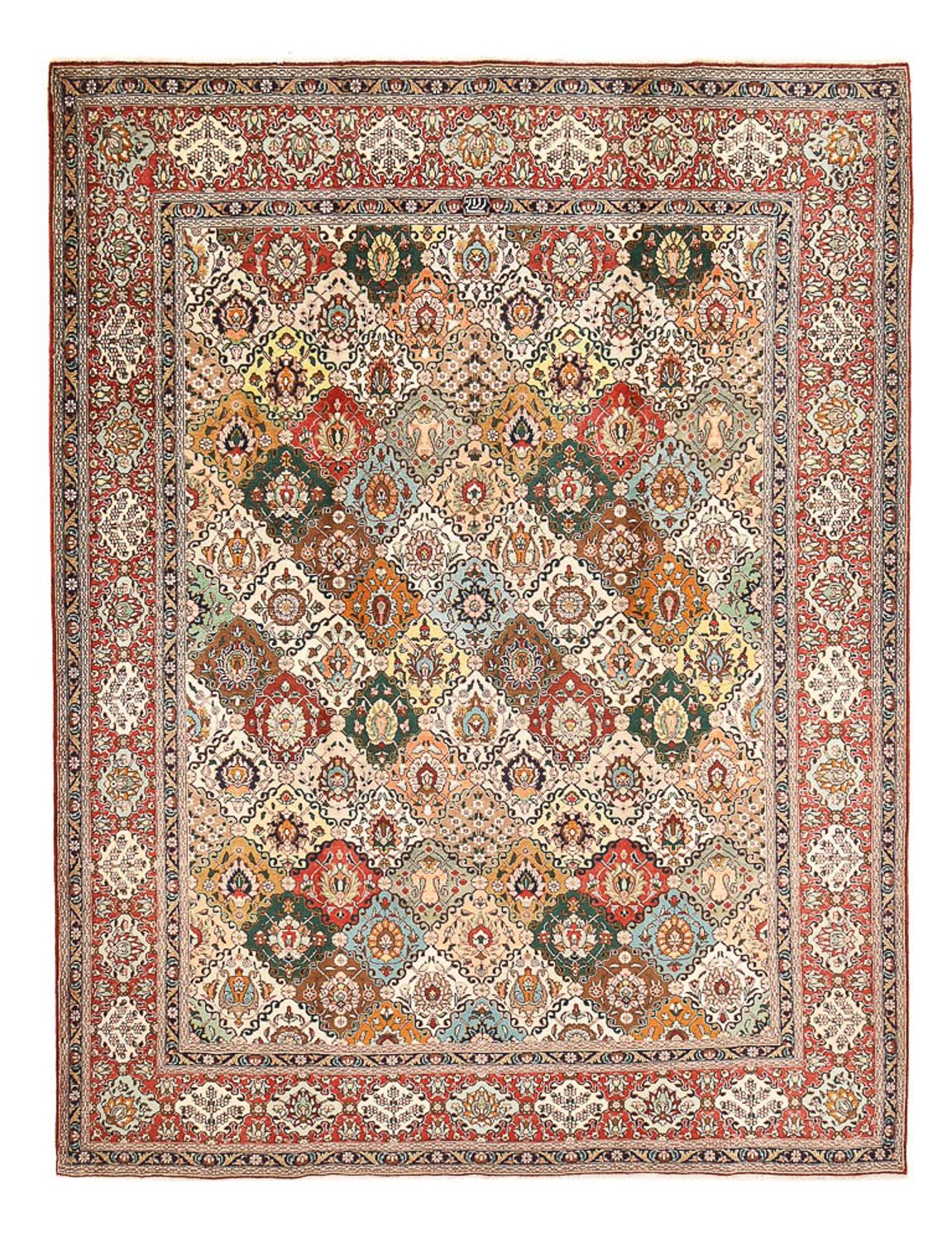 Perzisch tapijt - Tabriz - 390 x 293 cm - veelkleurig