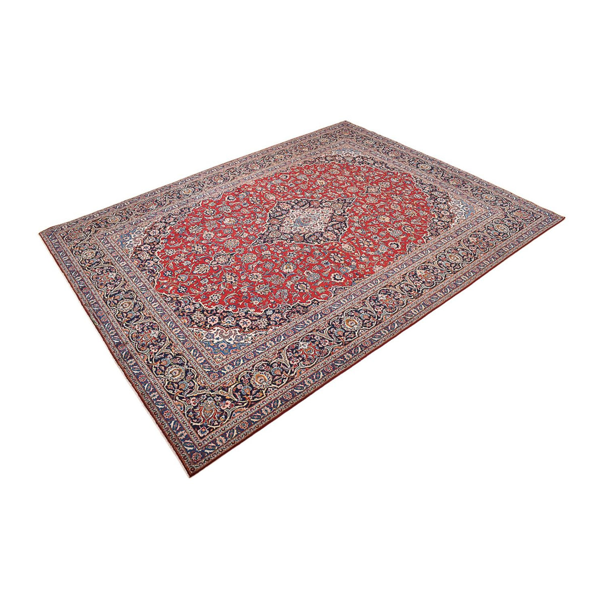 Perzisch tapijt - Keshan - 398 x 306 cm - rood