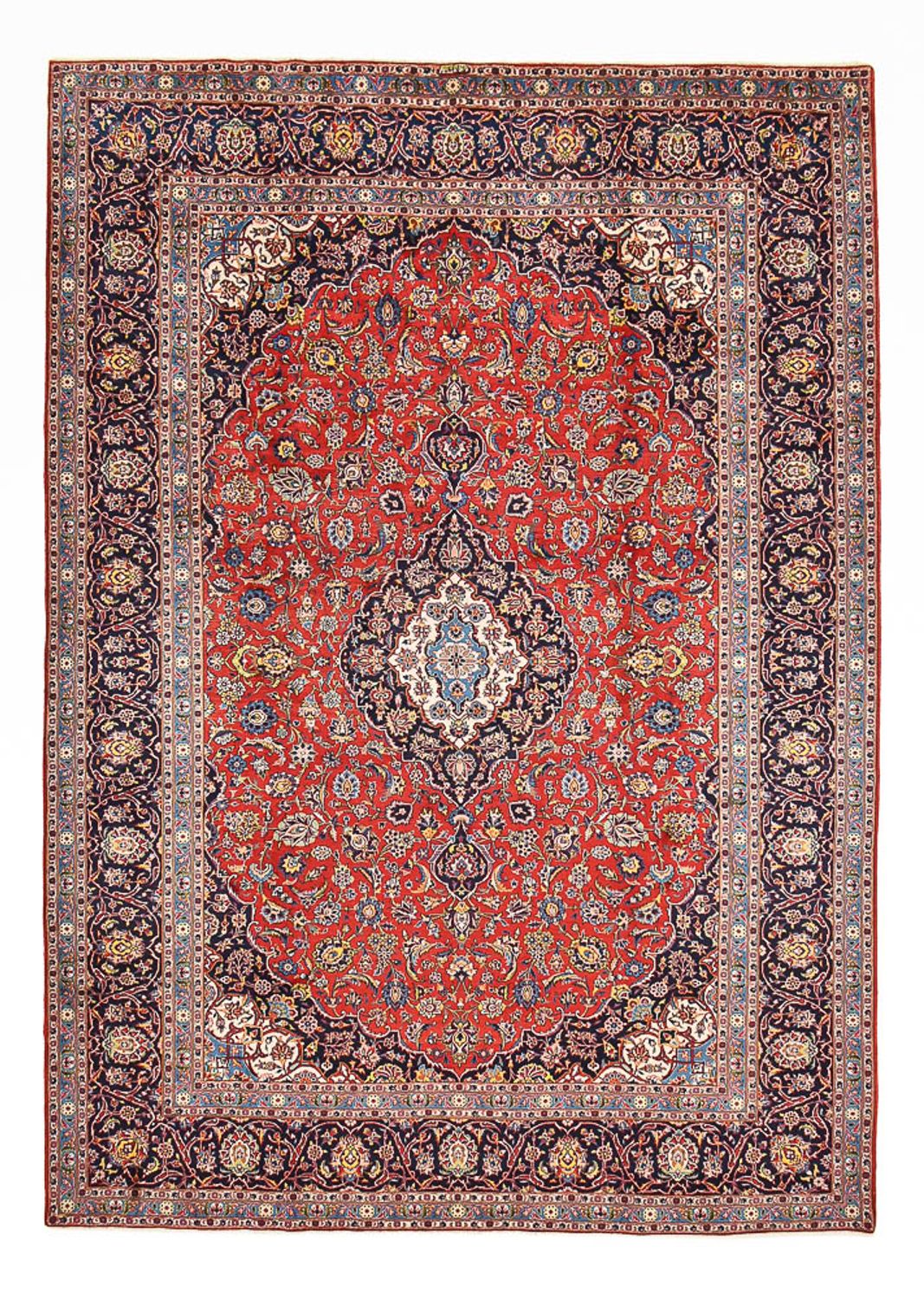 Perzisch tapijt - Keshan - 420 x 302 cm - rood