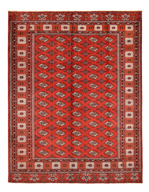 Turkaman tapijt - 378 x 295 cm - rood