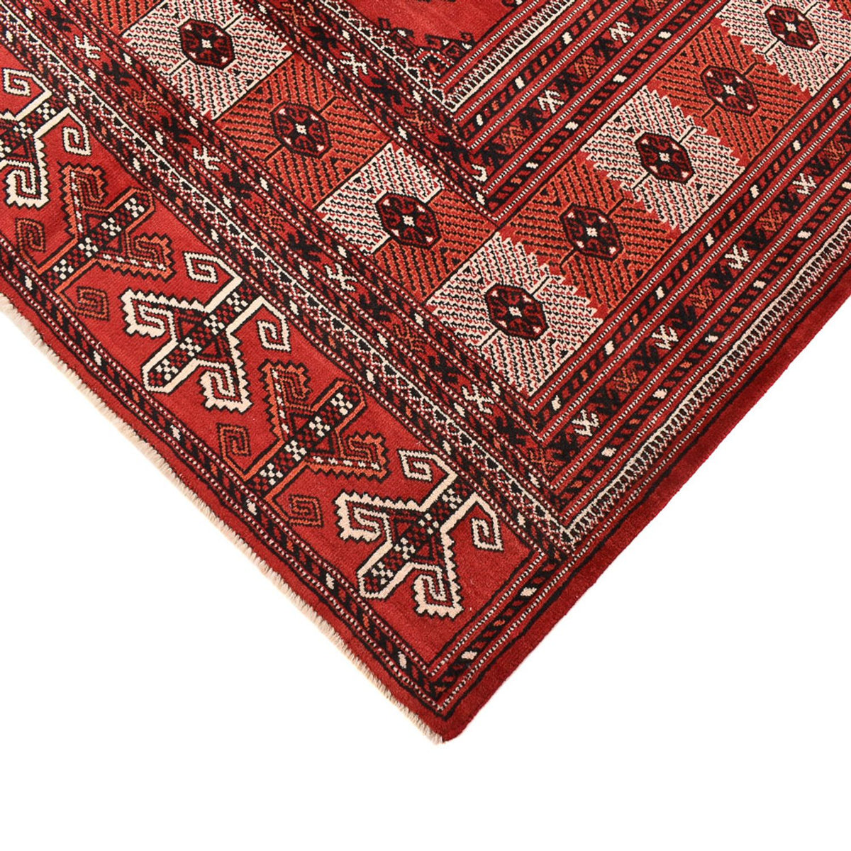 Turkaman tapijt - 378 x 295 cm - rood