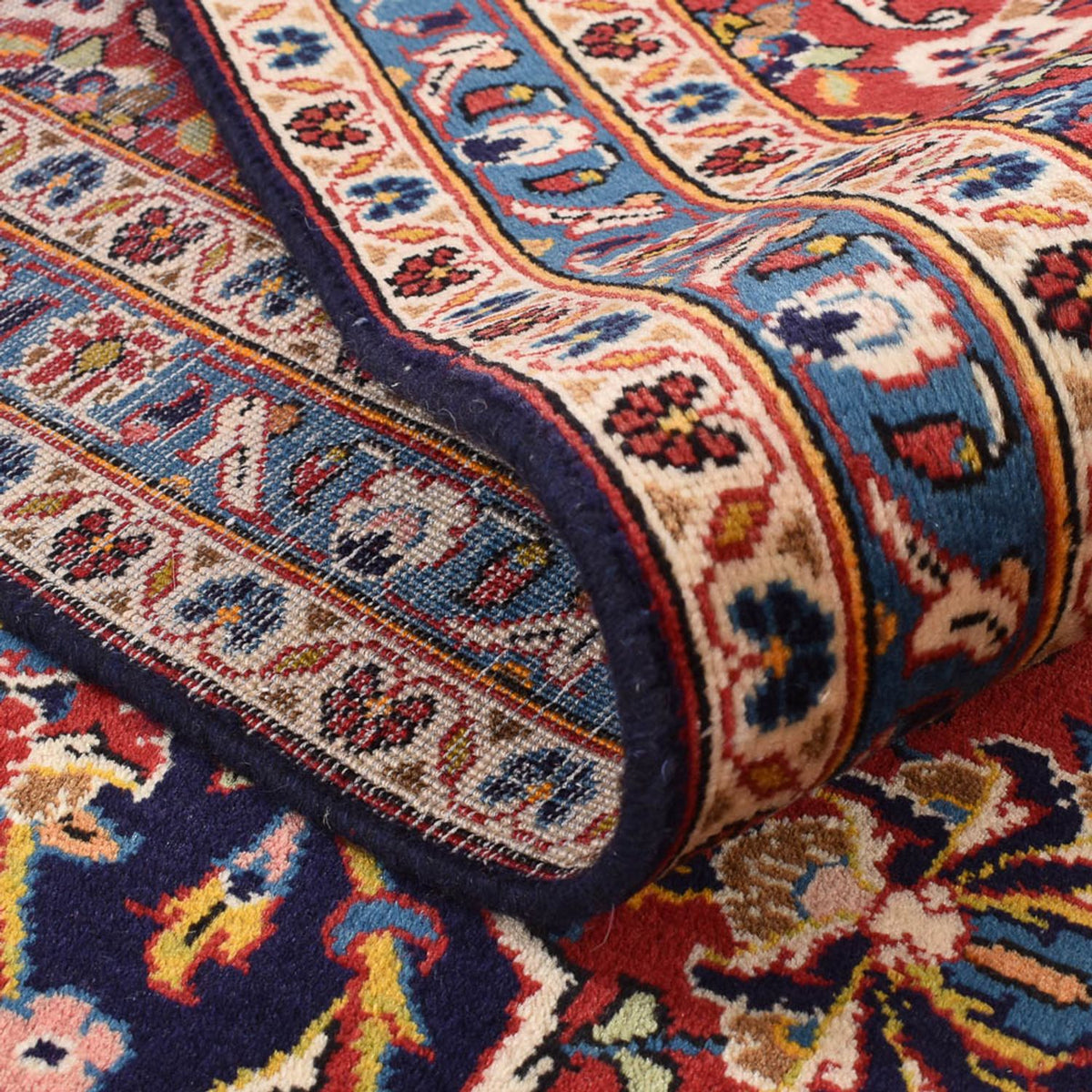 Perzisch tapijt - Keshan - 407 x 296 cm - donkerblauw