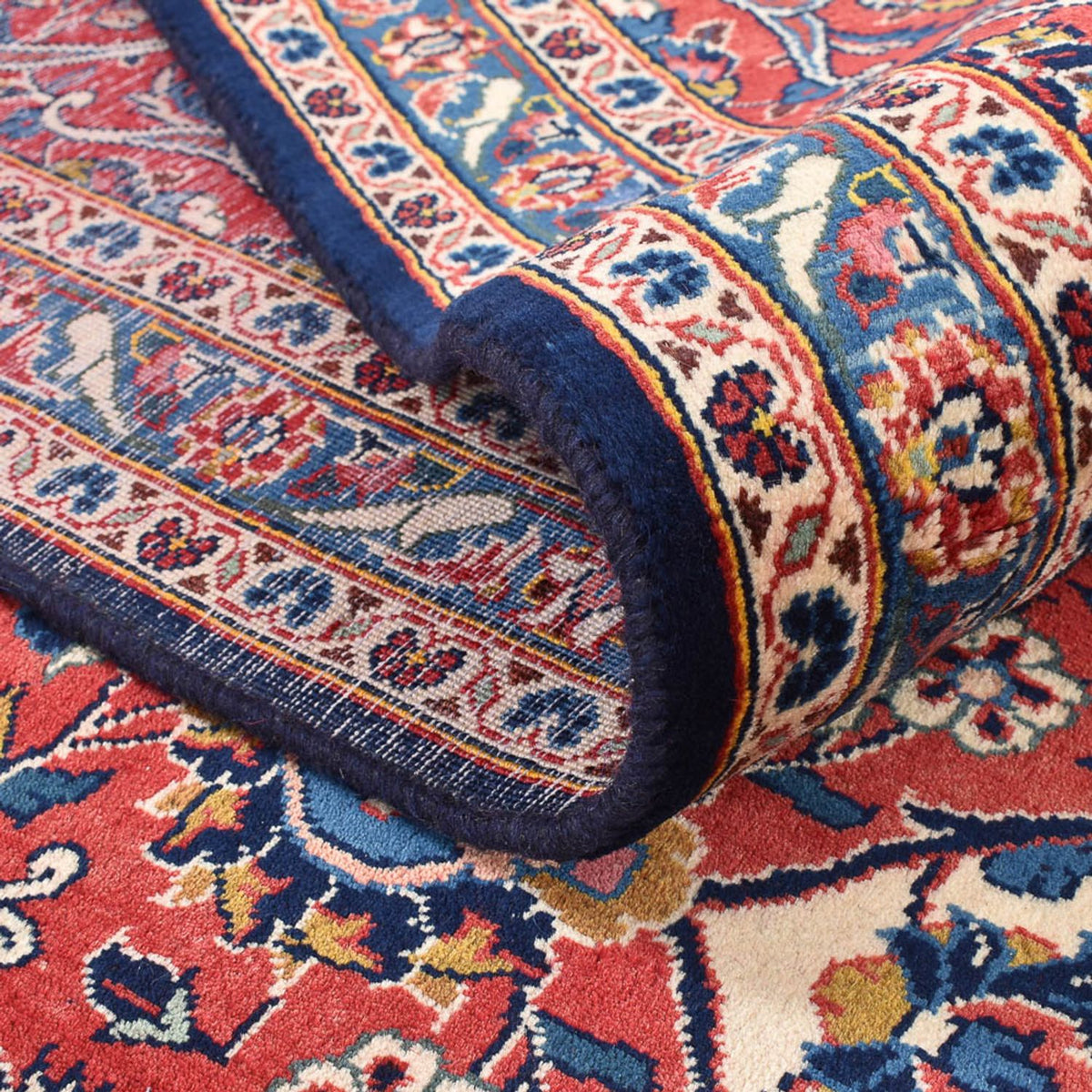 Perzisch tapijt - Keshan - 407 x 300 cm - donkerblauw