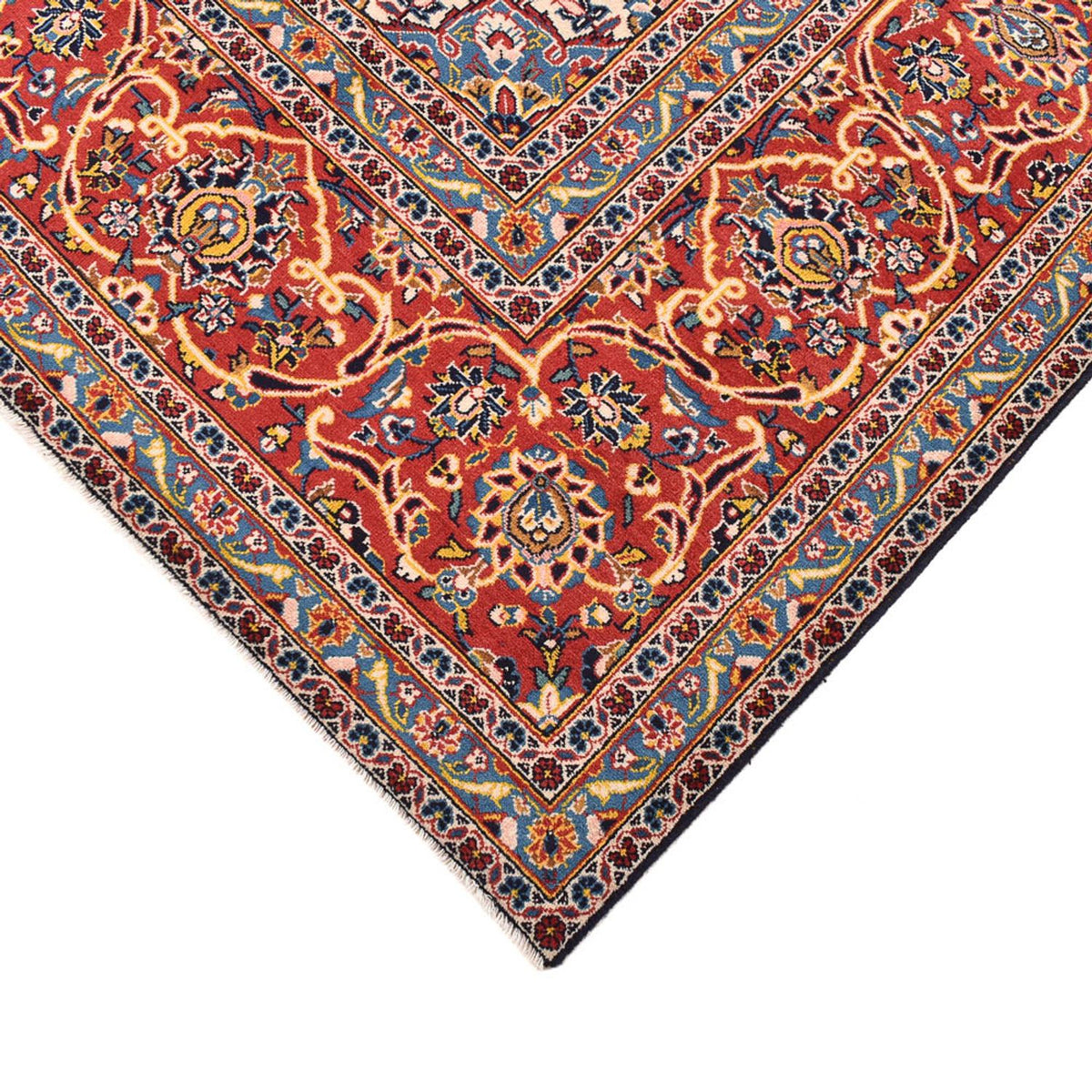 Perzisch tapijt - Keshan - 398 x 295 cm - donkerblauw