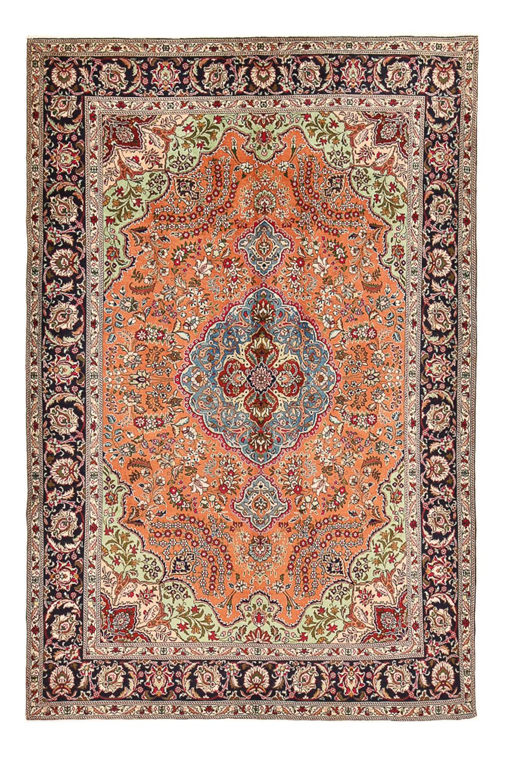 Perzisch tapijt - Tabriz - 307 x 198 cm - licht rood