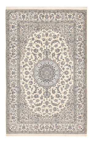 Perzisch tapijt - Nain - Koninklijk - 312 x 209 cm - wit  crème