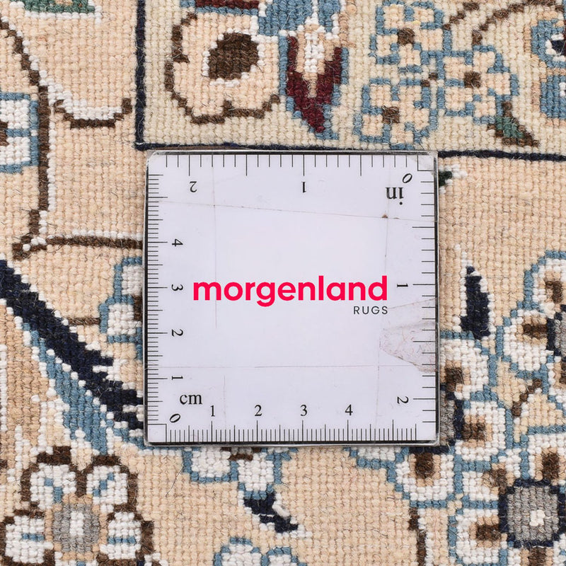 Perzisch tapijt - Nain - Koninklijk - 312 x 209 cm - wit  crème