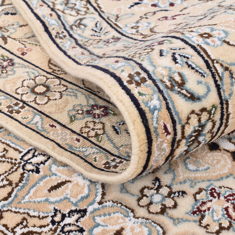 Perzisch tapijt - Nain - Koninklijk - 307 x 207 cm - wit  crème