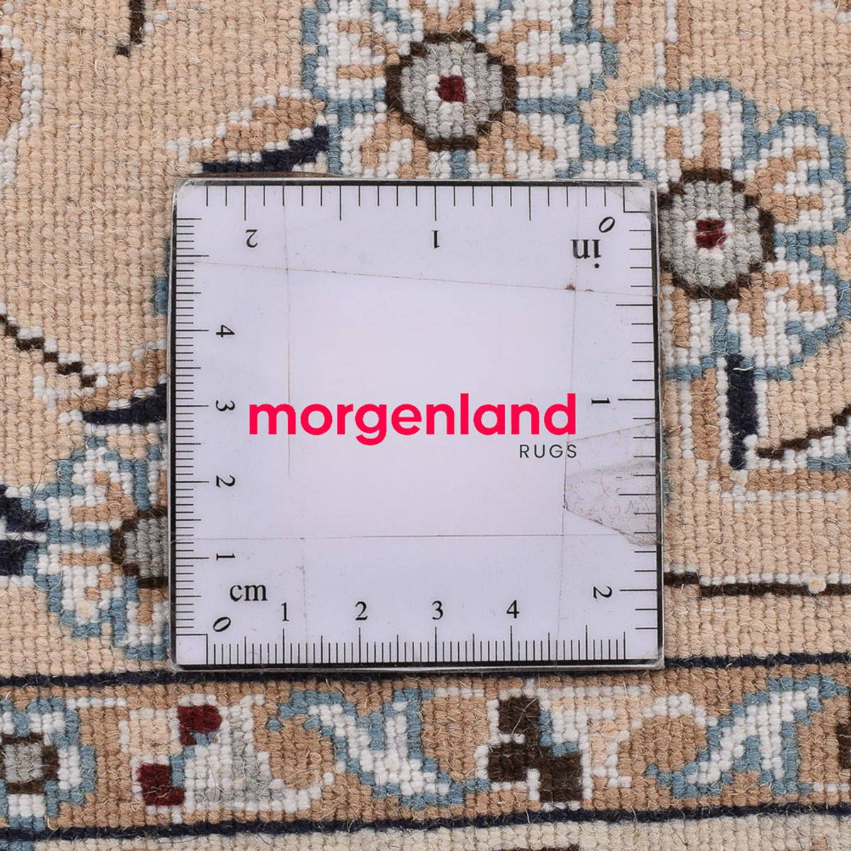 Perzisch tapijt - Nain - Koninklijk vierkant  - 310 x 305 cm - donkerblauw