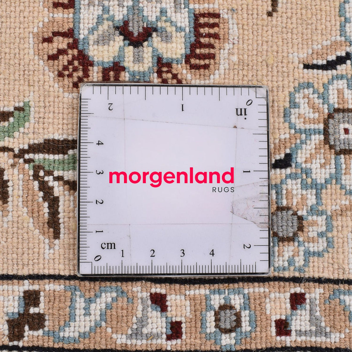 Perzisch tapijt - Nain - Koninklijk vierkant  - 308 x 303 cm - wit  crème