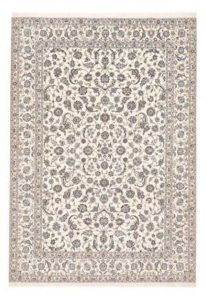 Perzisch tapijt - Nain - Premium - 364 x 259 cm - wit  crème