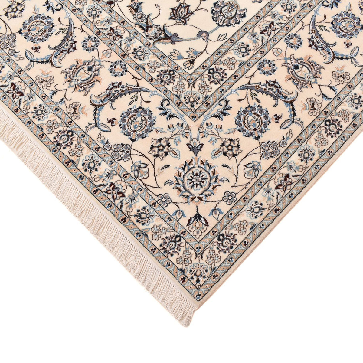 Perzisch tapijt - Nain - Premium - 364 x 259 cm - wit  crème