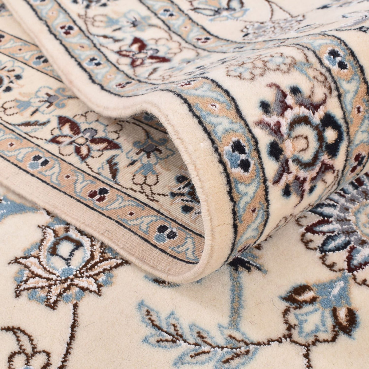 Perzisch tapijt - Nain - Premium - 364 x 259 cm - wit  crème