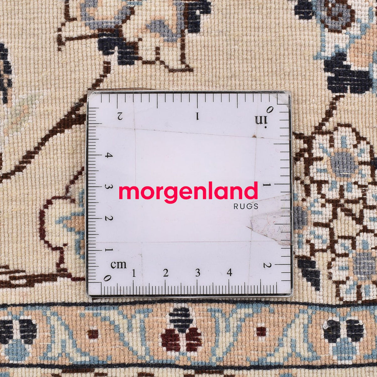 Perzisch tapijt - Nain - Premium - 364 x 259 cm - wit  crème