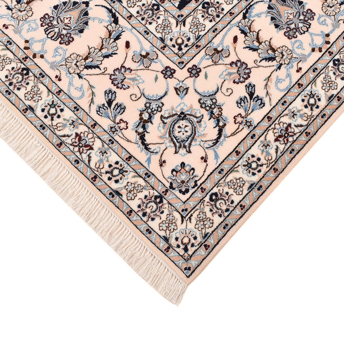 Perzisch tapijt - Nain - Premium vierkant  - 246 x 250 cm - donkerblauw