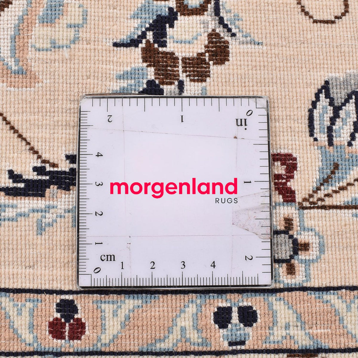 Perzisch tapijt - Nain - Premium vierkant  - 246 x 250 cm - donkerblauw