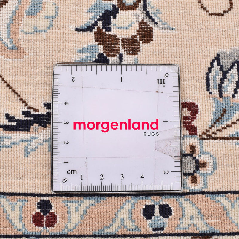 Perzisch tapijt - Nain - Premium vierkant  - 246 x 250 cm - donkerblauw