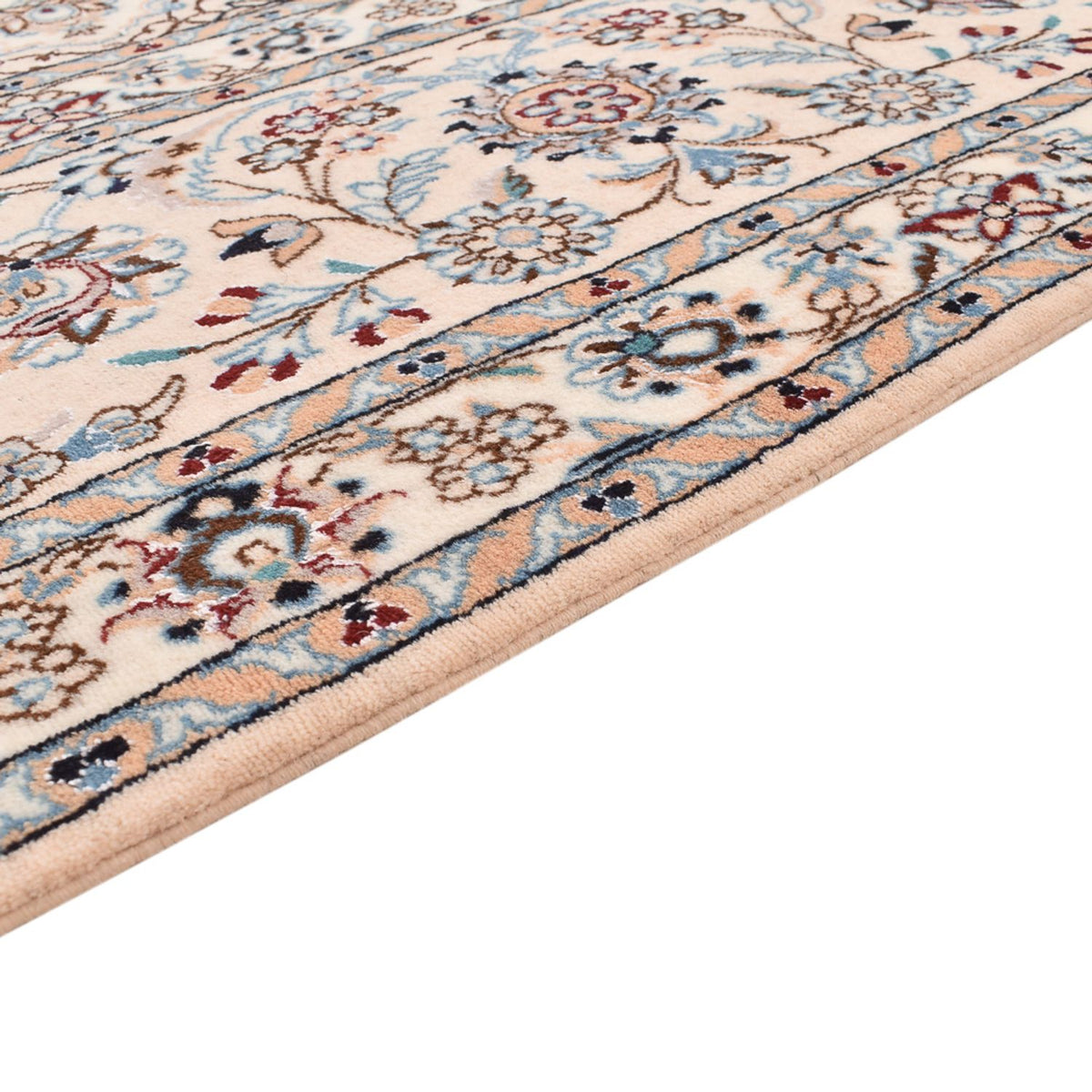 Perzisch tapijt - Nain - Premium - 313 x 251 cm - wit  crème