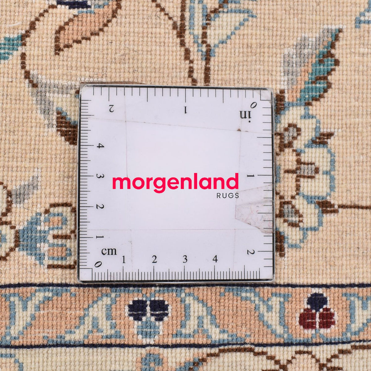 Perzisch tapijt - Nain - Premium - 313 x 251 cm - wit  crème