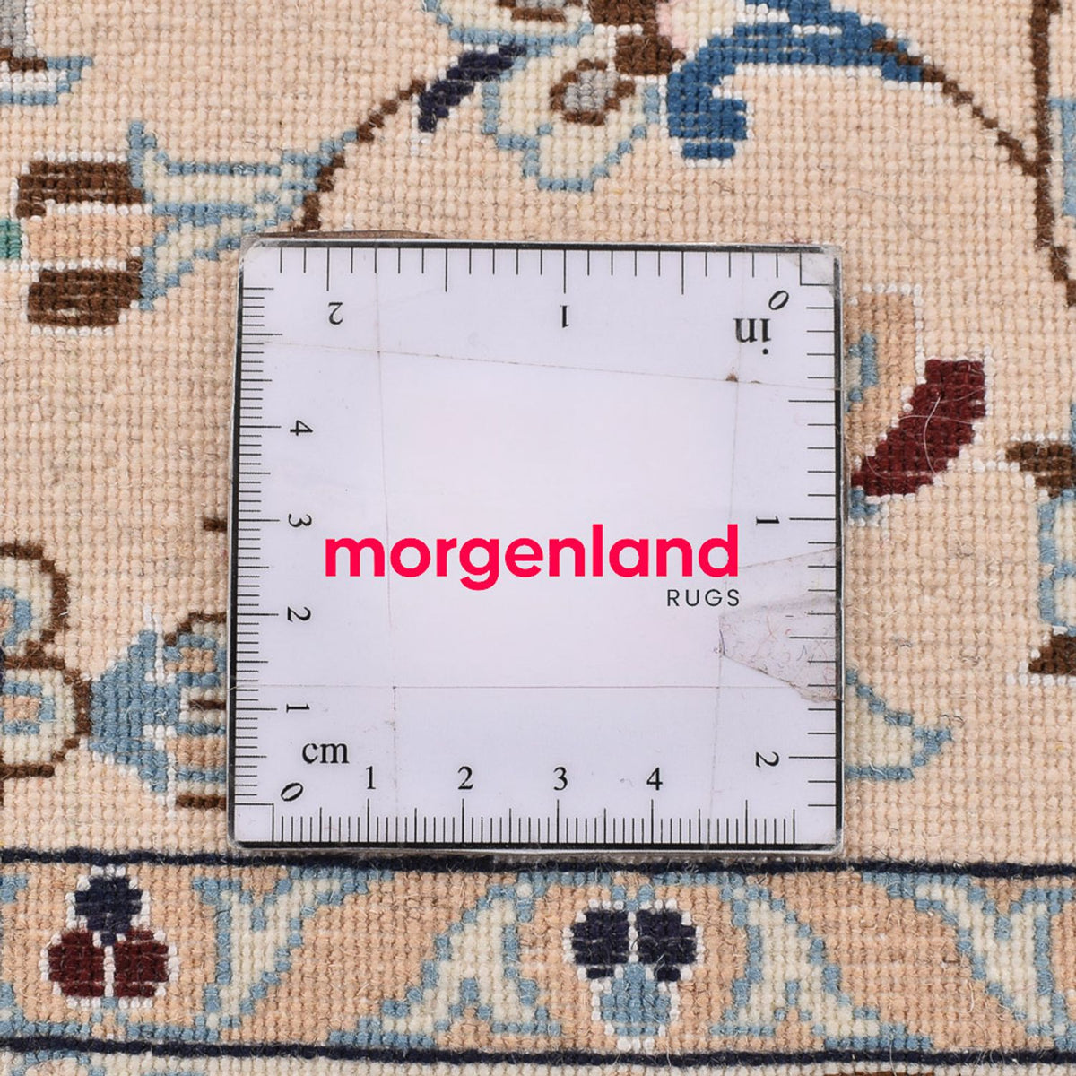 Perzisch tapijt - Nain - Premium - 306 x 251 cm - wit  crème