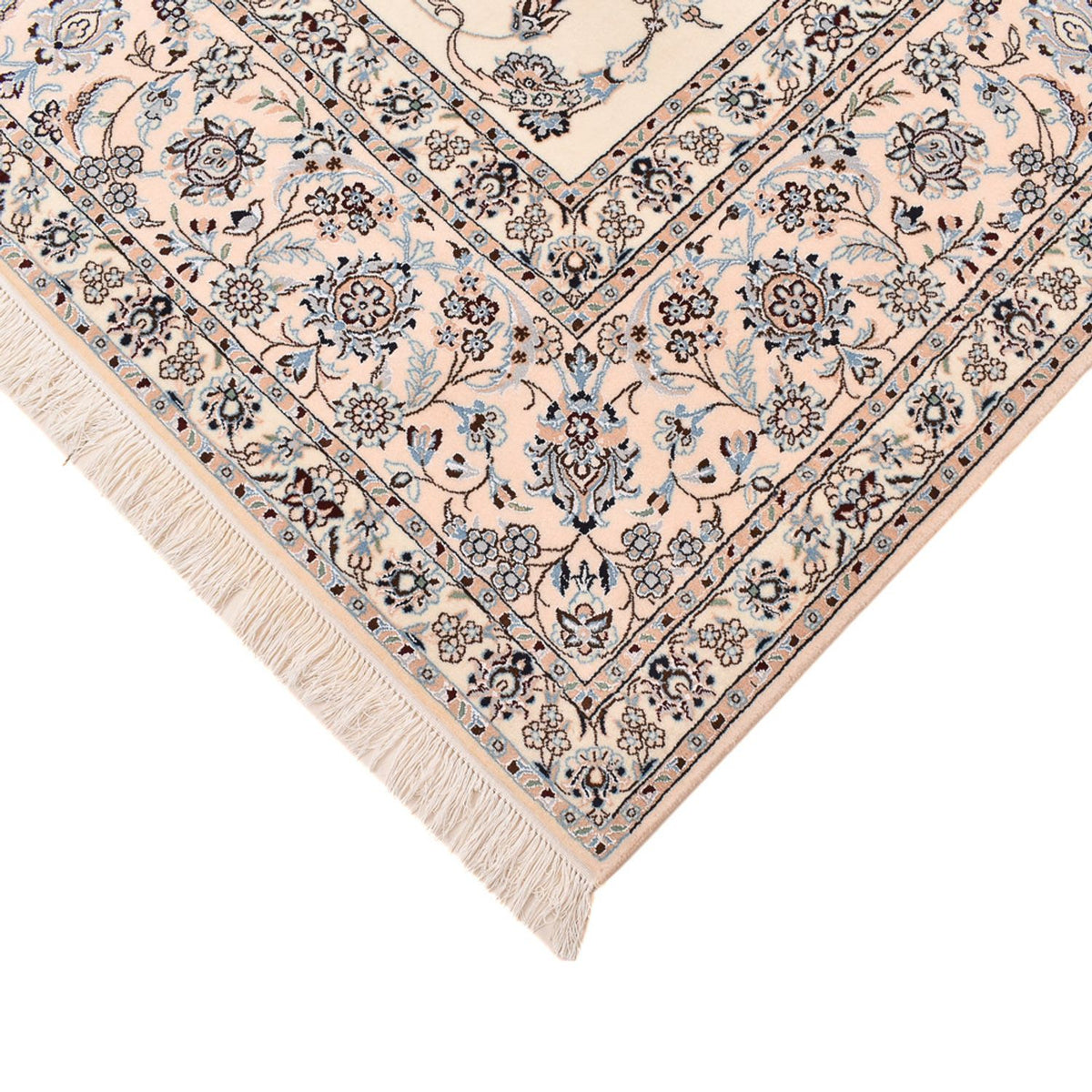 Perzisch tapijt - Nain - Premium - 347 x 258 cm - wit  crème