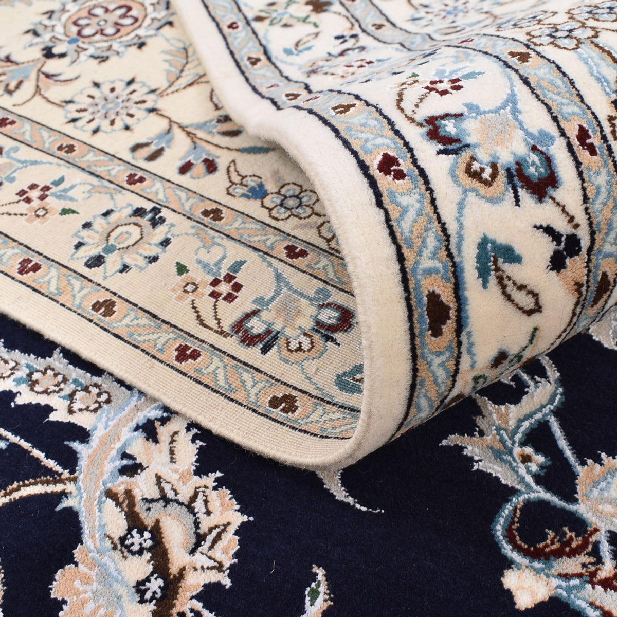 Perzisch tapijt - Nain - Premium - 310 x 210 cm - donkerblauw