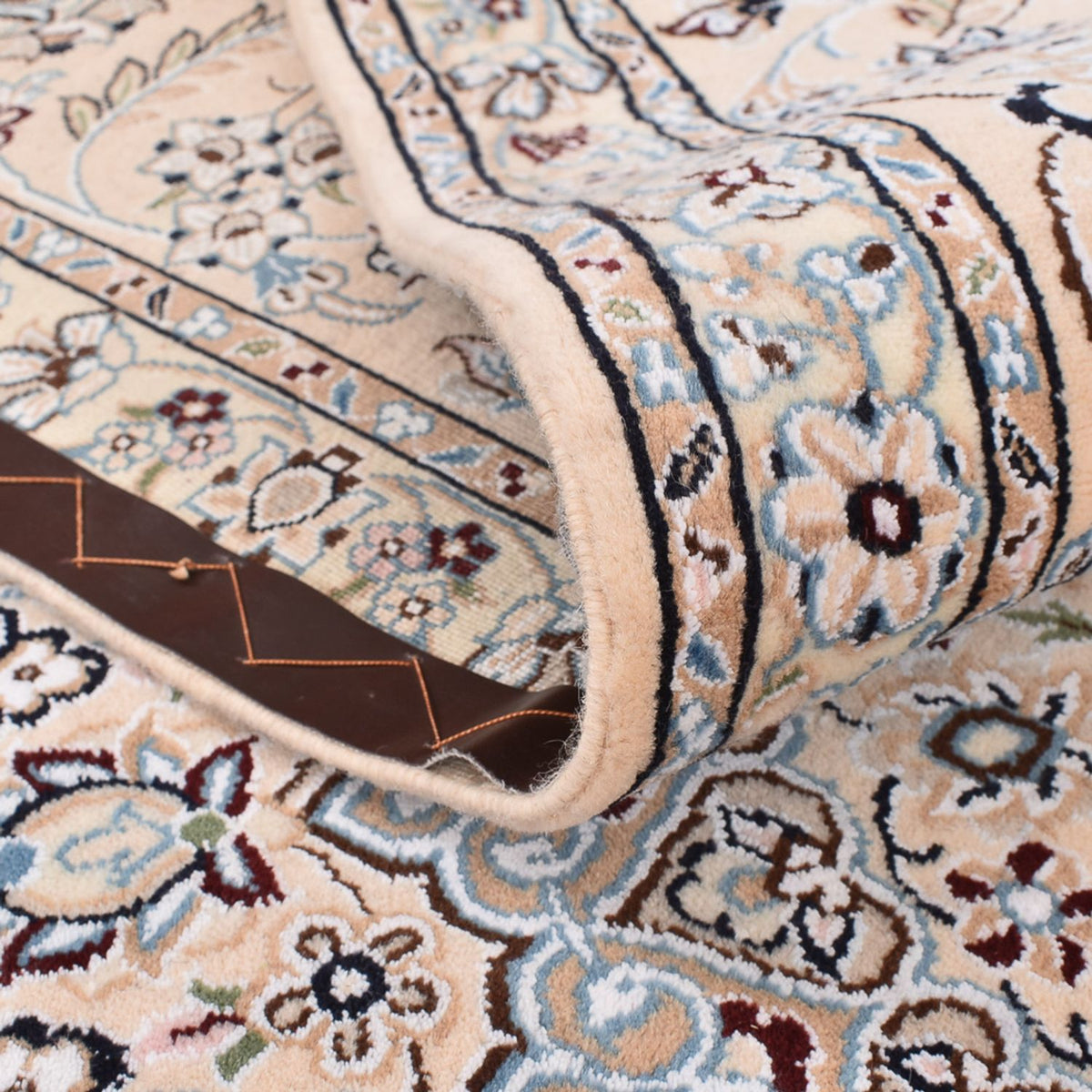 Perzisch tapijt - Nain - Koninklijk - 353 x 246 cm - rood