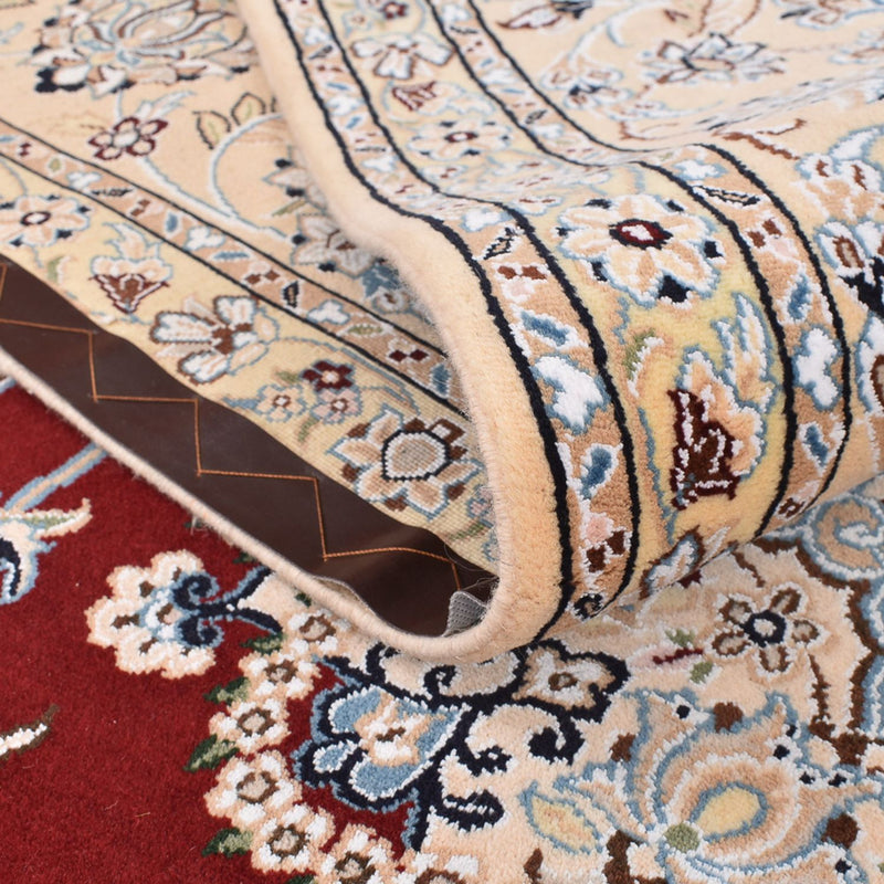 Perzisch tapijt - Nain - Koninklijk - 355 x 241 cm - rood