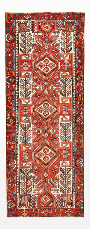 Loper Perzisch Tapijt - Nomadisch - 300 x 112 cm - licht rood