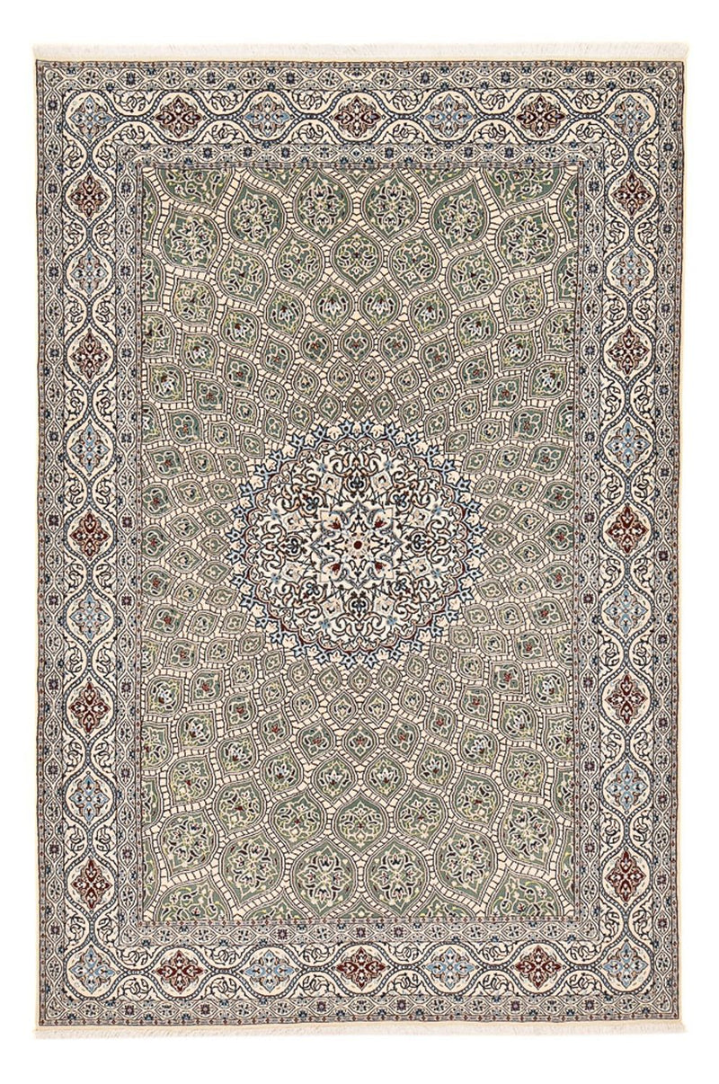 Perzisch tapijt - Nain - Koninklijk - 315 x 202 cm - taupe