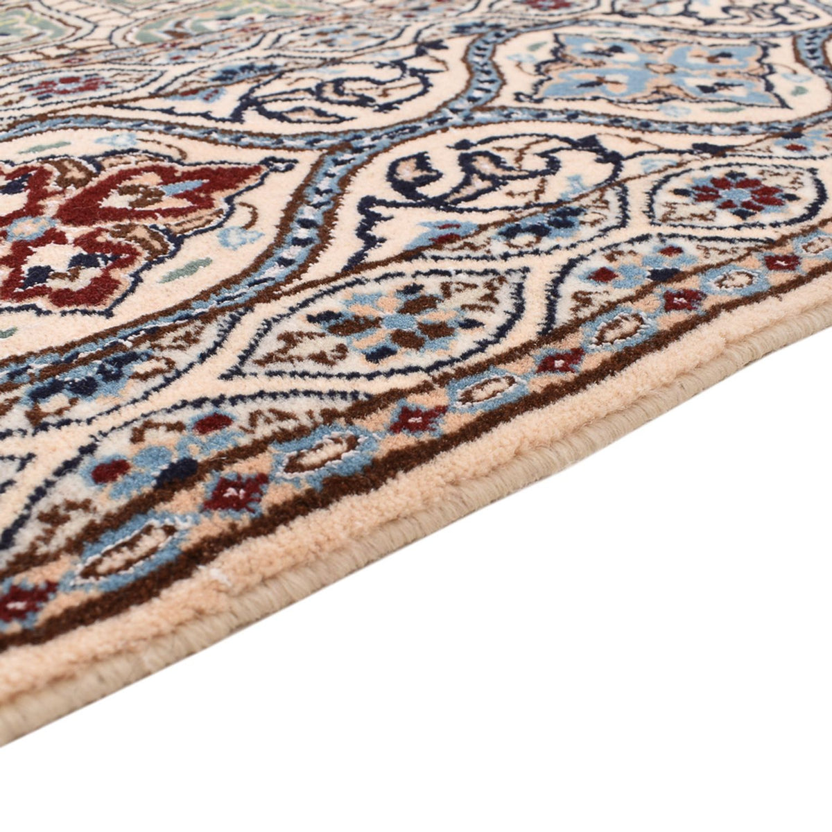 Perzisch tapijt - Nain - Koninklijk - 315 x 202 cm - taupe