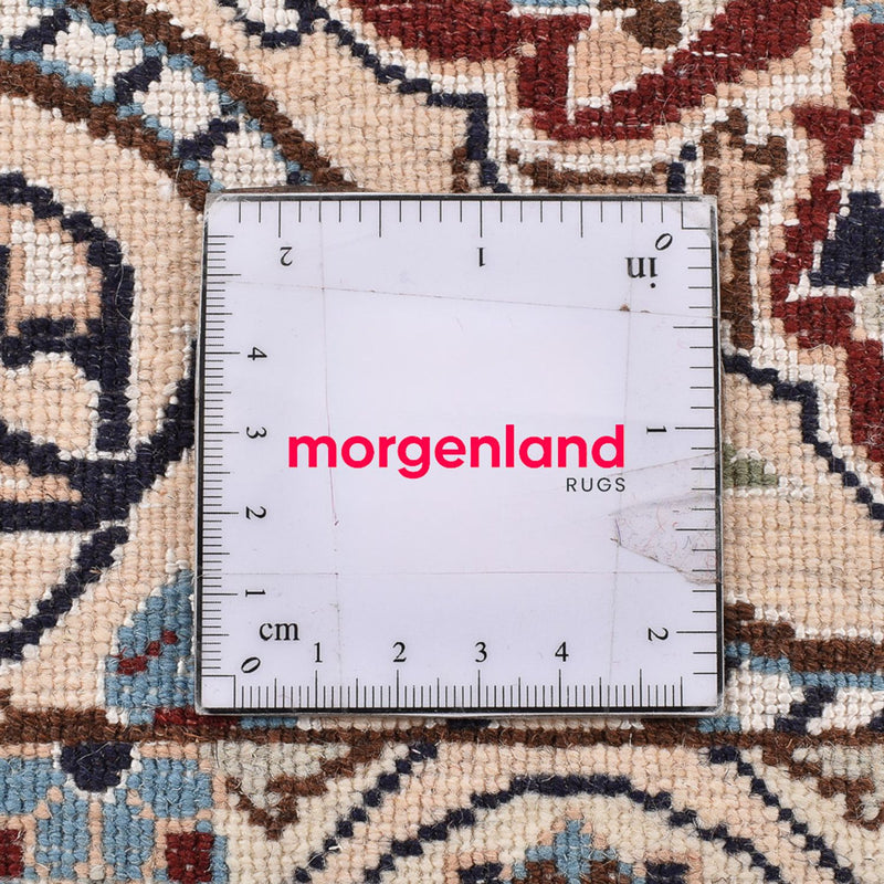 Perzisch tapijt - Nain - Koninklijk - 315 x 202 cm - taupe